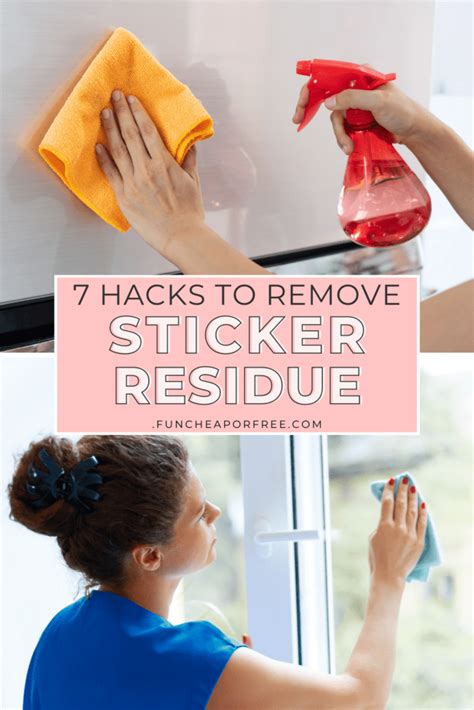 How To Remove Sticker Residue 7 Ways Fun Cheap Or Free