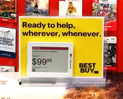 Best Buy Bets On Digital Price Labels Path To Purchase Iq