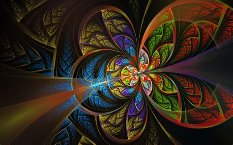 Splendid colorful fractal - Abstract wallpaper