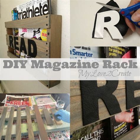 Diy Magazine Rack Diy Magazine Diy Diy Creative