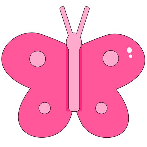 Pink Butterfly Design 27385513 Png