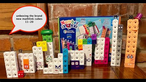 New Unboxing The New Mathlink Cubes Numberblocks 11 To 20 Youtube