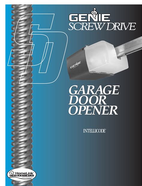 Genie Garage Door Opener 3511035556 User Guide