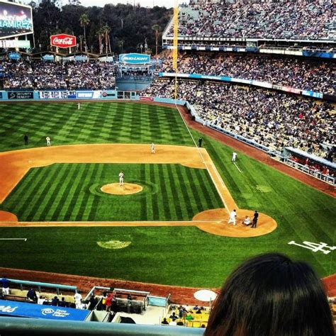 Dodger Stadium Section 11rs Row B Seat 5 And 6 Los Angeles Dodgers