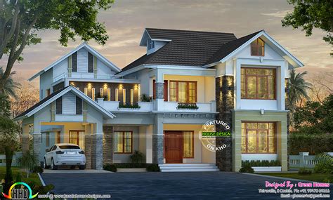 4 Bedroom 2850 Sq Ft Modern House Kerala Home Design And Floor Plans