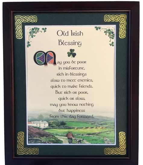 Old Irish Blessing Personalized Blessing Framed Etsy