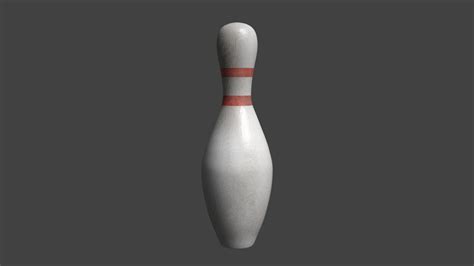 D Model Bowling Pin Riset