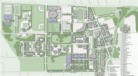 Tennessee Tech University Campus Map Tourist Map Of English