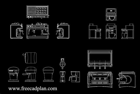 Check out our selection of the best sites to download cad blocks for free. Coffee machine DWG CAD Block in Autocad , free download ...