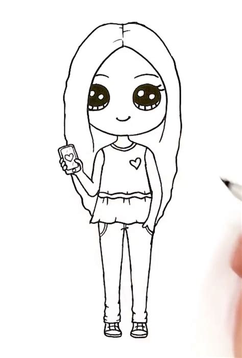 Colour This Fab Design For Me🤩♥️ Cute Kawaii Drawings Kawaii Girl