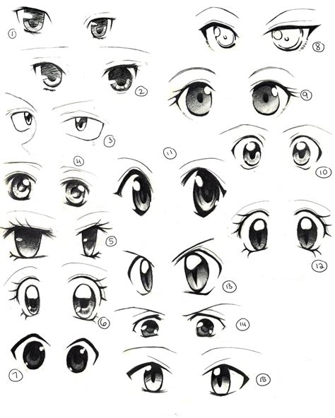 Anime Eyes Practice By Saflam On Deviantart Easy Anime