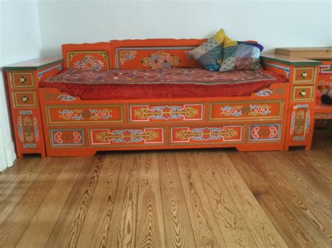 Bank aus altem bett anleitung. original Jurten Bett