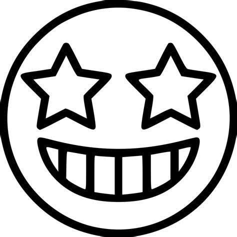 Emoji Black And White Svg Free Download