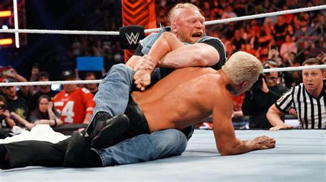 Wwe Raw Results Recap Grades Brock Lesnar Injures Cody Rhodes Arm