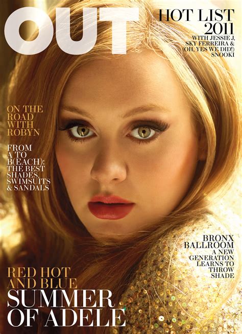 Hot Shot: Adele Covers 'Out' Magazine - That Grape Juice