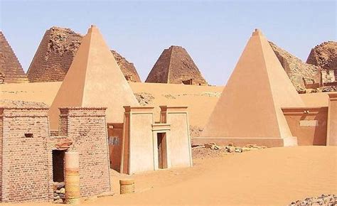 Sudans Forgotten Pyramids Risk Being Buried By Shifting Sand Dunes