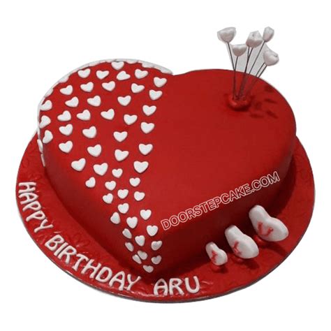 See more ideas about happy birthday cake pictures, happy birthday cakes, birthday cake pictures. Heart Shaped Birthday Cake for Husband | DoorstepCake