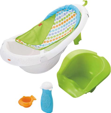 Fisher Price Baby Bath Tub 4 In 1 Newborn To Toddler Tub With Bath