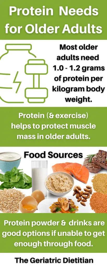 Protein Requirements For Older Adults 2024