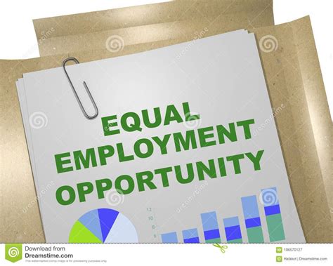 Equal Employment Opportunity Concept Stock Illustration Illustration