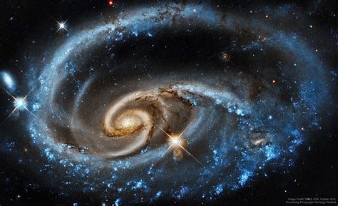 Wildly Interacting Galaxy From Hubble Image Credit Nasa Esa Hubble