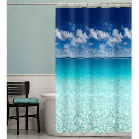 Beach Themed Bathroom Shower Curtains Ideas