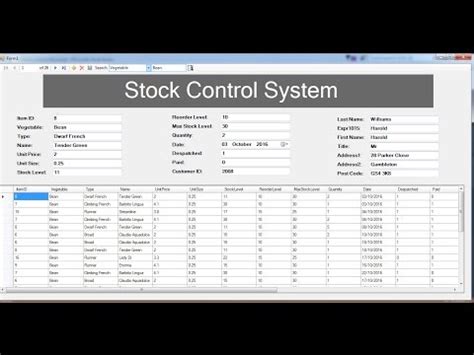 This inventory system lets you track inventory and sales; How to Create Inventory Management Systems in Visual Ba ...