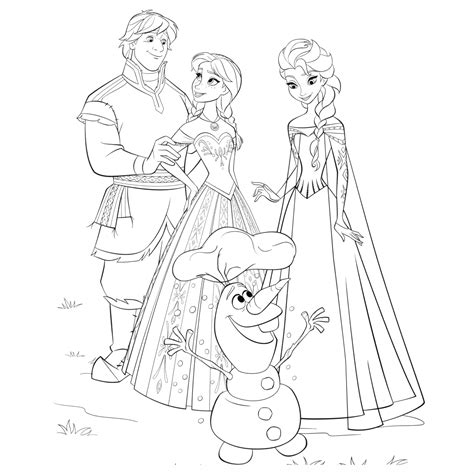Jornada com inverno gelado, músicas e surpresas estão presentes no filme de animação frozen: Desenhos para colorir da Frozen