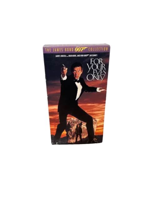 007 For Your Eyes Only Vhs 1999 1981 Film Roger Moore Carole Bouquet Topol 3 00 Picclick