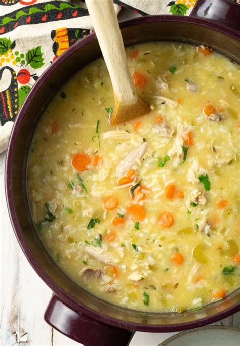 Creamy Chicken And Rice Soup A Spicy Perspective