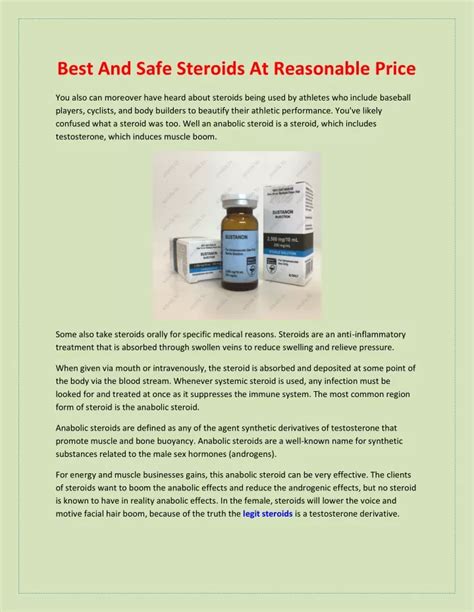 Ppt Best And Safe Steroids At Reasonable Price Powerpoint
