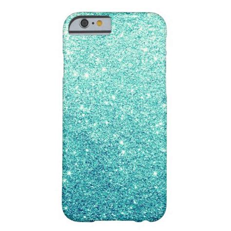 Elegant Teal Glitter Luxury Iphone 6 Case Zazzle