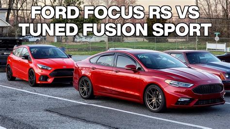Ford Fusion Sport Vs Ford Focus Rs Youtube