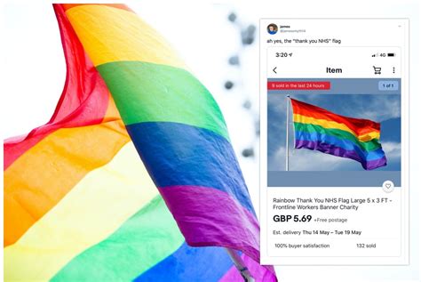 garden flags thank you nhs rainbow flag 3x5 ft flag gay pride lesbian peace lgbt flag u3 garden
