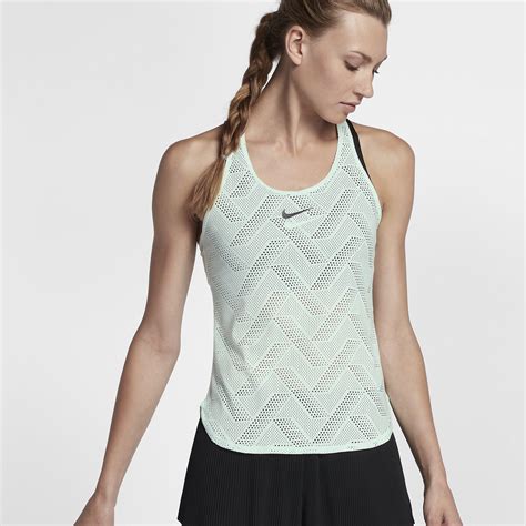 The latest clothing, shoes, accessories & beauty. Nike Womens Maria Tank Top - Barely Green/Dark Grey ...