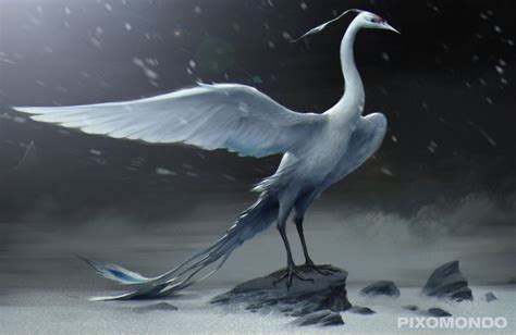 Artstation Ice Bird Conceptual Design Wei Guan Creature Concept
