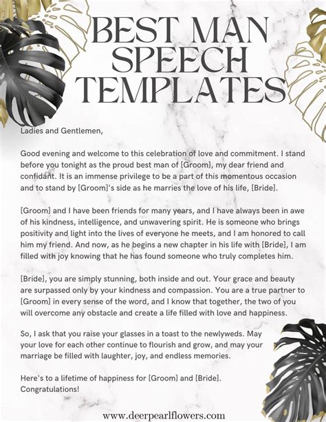 30 Best Man Speech Examples Tips And Structure 2024