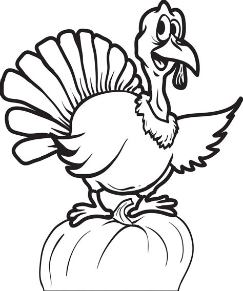 Printable Thanksgiving Turkey Coloring Page For Kids 8 Supplyme