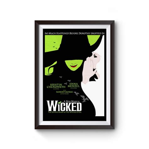 Wicked The Musical Poster