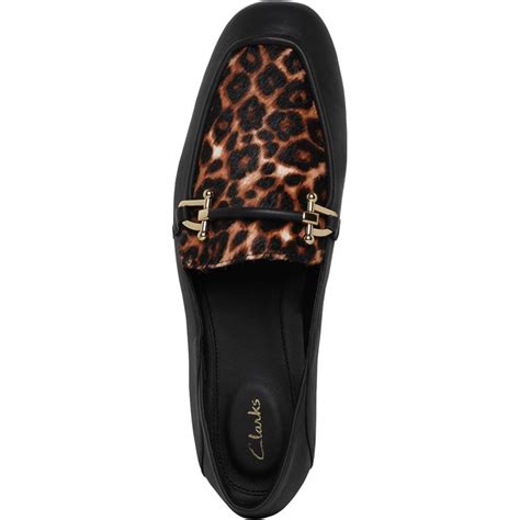 Buy Clarks Womens Pure 2 Loafers Leopard Print