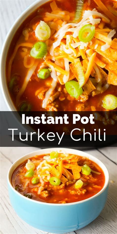 You can add corn, beans, or peas and you could top with cheese, says recipe creator tammy doerr. Instant Pot Turkey Chili - This is Not Diet Food