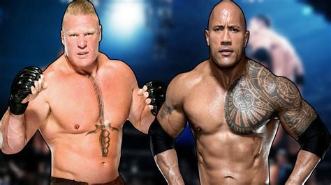 ¿the Rock Vs Brock Lesnar En Wrestlemania 35 Youtube