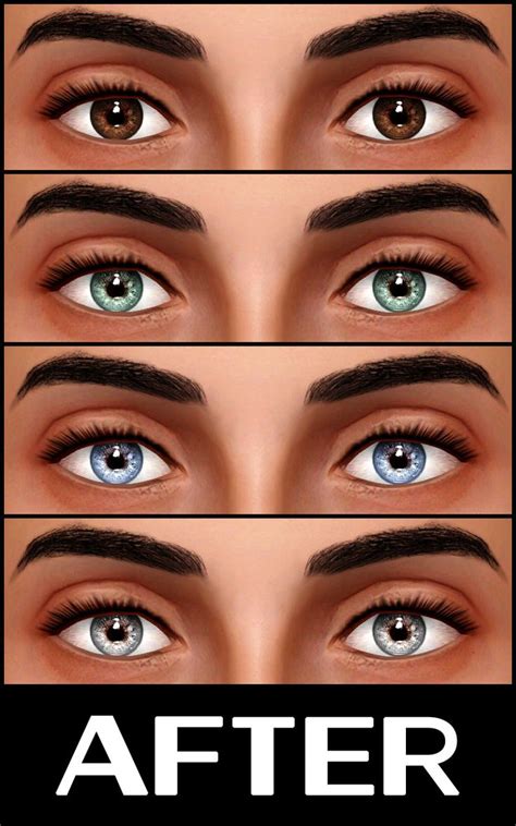 Buckleys Sims Made Myself Some New Default Replacement Eyes This