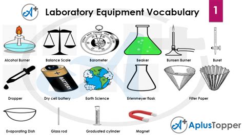 laboratory equipment names and uses