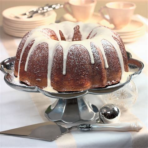 Eggnog is perfect for the holidays, in any form. Spiced Eggnog Pound Cake Recipe | MyRecipes