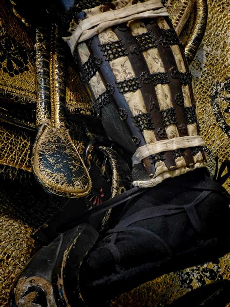 Shin Guard And Footwear Of Samurai Wearing Tachidō Armor E Flickr