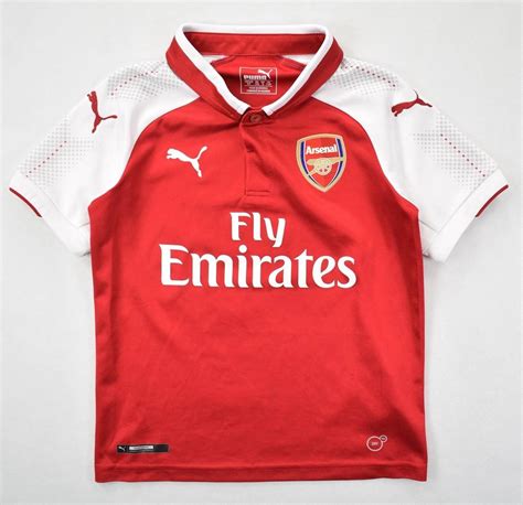 2017 18 Arsenal London Shirt S Boys Football Soccer Premier League