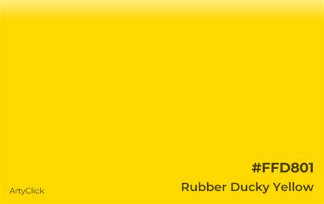 Rubber Ducky Yellow Color Artyclick