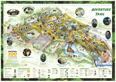 Visit The Smithsonian S National Zoo Zoo Map Dc Zoo T