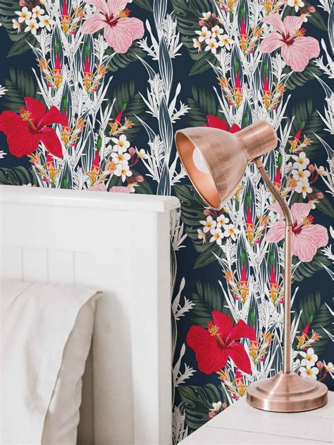 Bold Floral Wallpaper Fancy Walls